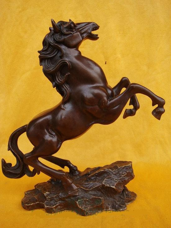 Ngựa đồng đỏ, ngựa phong thủy, mã đáo thành công, đơn mã, song mã, tượng ngựa đẹp