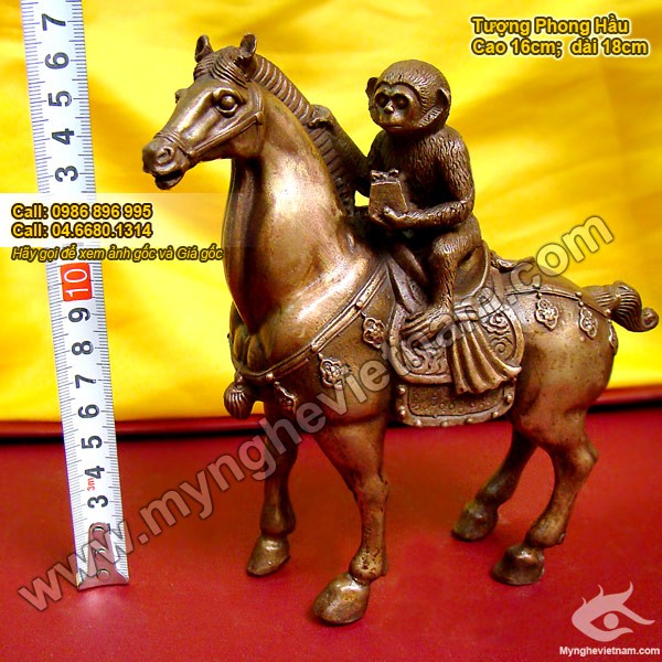 Phong hầu tượng, tượng khỉ hầu cưỡi ngựa, Mã Thượng Phong Hầu