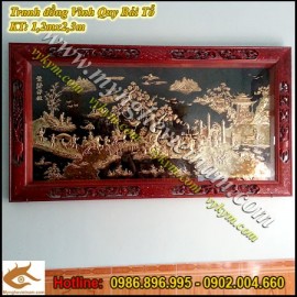 Tranh vinh quy bái tổ 1m2x2m3