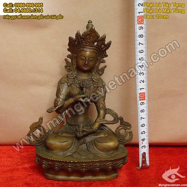 Tượng Kim cang Tát Đỏa Phật Bà Tây Tạng 20cm
