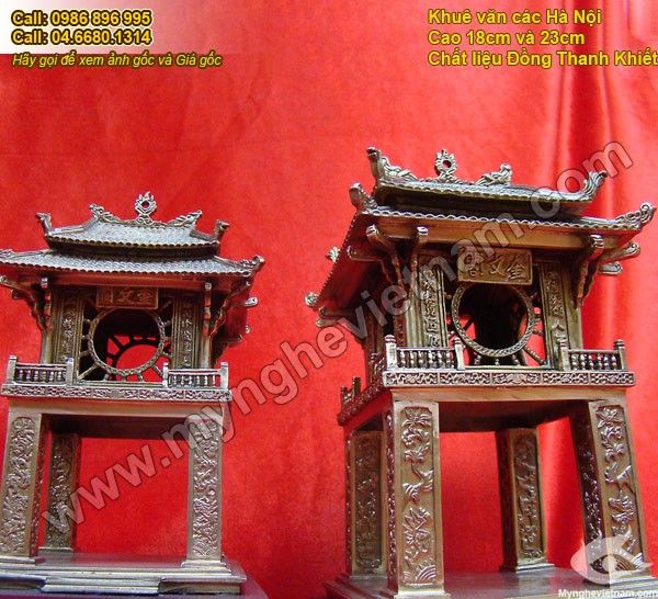 Biểu trưng chùa một cột, khuê căn các hà nội, quà tặng đối tác nước ngoài