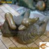 Vịt bơi trên hồ sen, uyên ương, đôi vịt, vật phẩm phong thủy, chất liệu đồng