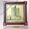 Đĩa ăn mòn, chế tác, khắc theo logo, tên công ty, quà tặng mỹ nghệ, quà tặng lưu niệm, sự kiện, mỹ nghệ đồng