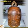 Chuông đồng, cao 15cm, chuông cỡ nhỏ - Chuông dùng trong đền chùa, nhà thờ, điện thờ