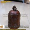 Chuông đồng, cao 15cm, chuông cỡ nhỏ - Chuông dùng trong đền chùa, nhà thờ, điện thờ