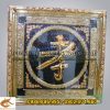 Tranh Khung đồng, tranh chữ Hiếu, Chữ Đạo, tranh mạ vàng 9999