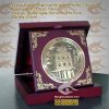 Đĩa đồng đúc: Trống đồng, Chùa 1 cột,khuê văn các,Tháp rùa,Cột cờ Hà nội, quà tặng, Quà Tặng mỹ nghệ