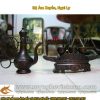 Ấm xuyến, ngai ly, đồ thờ bằng đồng, ấm 3 chén, ấm rượu, chén rượu thờ
