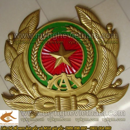 Huy hiệu Công An,chất liệu Composite,đúc huy hiệu công an nhân dân chuyên nghiệp