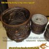 Bát hương,Bát hương đồng, Bát Hương Song Long Chầu Nguyệt, Bát Hương Đúc đồng mỹ nghệ, Đồ Thờ, Đồ thờ cúng