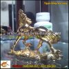 Ngựa đồng, mạ vàng 9999, mạ vàng ta,ngựa phong thủy, mã đáo thành công,đơn mã,tượng ngựa đẹp