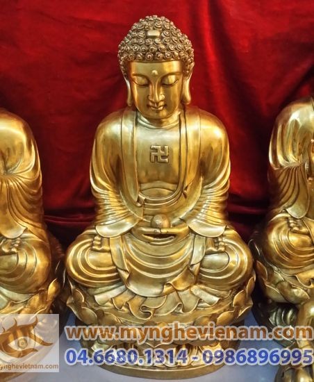 T­ượng Phật Thích Ca bằng đồng, tuong phat tho cung 60cm
