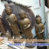 Tượng Tây phương tam thánh,Bộ tam thánh phật, tượng đồng thờ cúng, cao 105cm