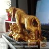 Tượng hổ đồng mạ vàng 24k vàng 999, quà tặng phong thủy cao cấp