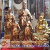 Tượng Trần Hưng Đạo khảm tam khí cao 40cm