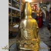 tượng quan thế âm bồ tát cầm bình thủy 28cm