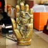 tượng khỉ trong bàn tay chiêu tài chiêu lộc 15cm