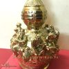 hồ lô bát tiên đồng phong thủy 20cm