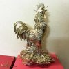 tượng gà đồng cao cấp cao 22cm