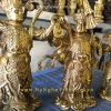 tượng tứ đại thiên vương thiên tướng cao 10cm
