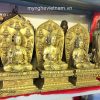tượng tây phương tam thánh ngồi cao 36cm