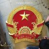 quốc huy mạ vàng đk 76cm