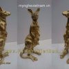 tượng kangaroo bằng đồng