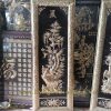 Tranh tứ quý khung đồng cao cấp 40x100cm