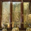Tranh tứ quý bằng đồng nguyên bản 40x1m