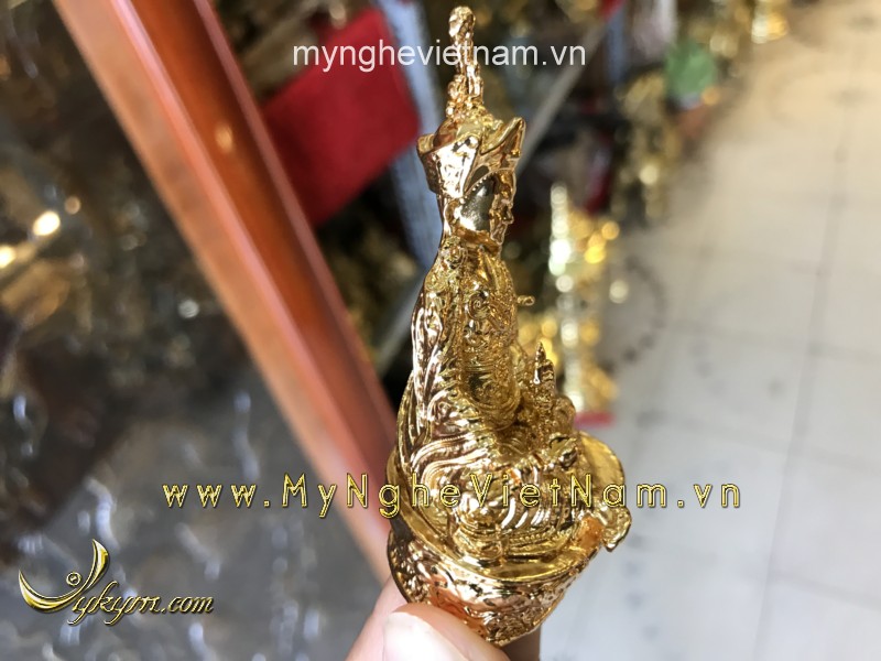 tượng phật mật tông dát vàng cao 10cm